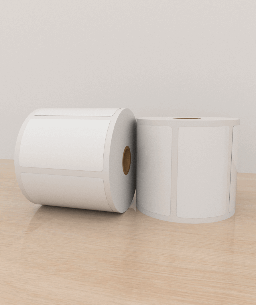 Etiquetas Papel 10×6,2 cm, 1 columna, core 1, 750 etiquetas