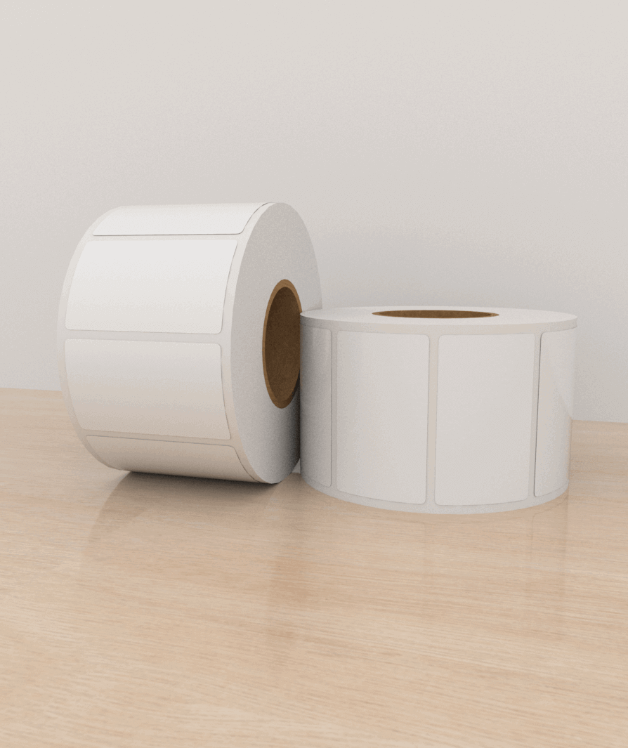 Etiquetas Papel 10×6,2 cm, 1 columna, core 3, 2,000 etiquetas