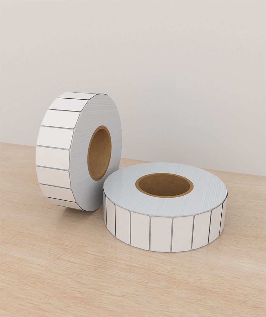 Etiquetas Papel 2×1 pulg, 1 columna, core 3, 5000 etiquetas