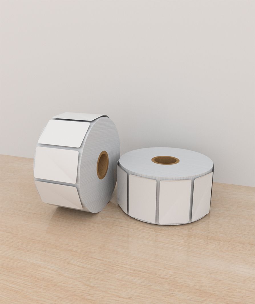 Etiquetas Papel 3×2 pulg, 1 columna, core 1, 1000 etiquetas