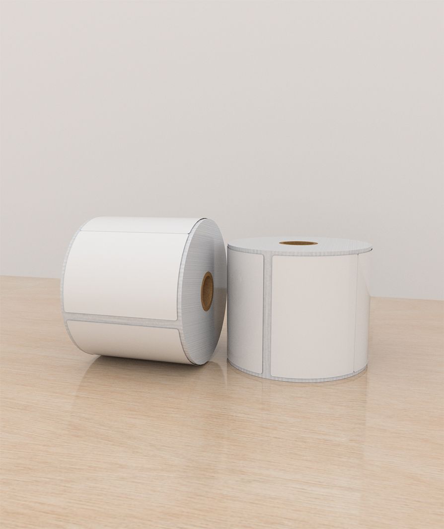 Etiquetas Papel 4×3 pulg, 1 columna, core 1, 500 etiquetas