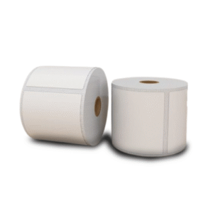 Etiquetas Papel 4×4 pulg, 1 columna, core 1, 500 etiquetas
