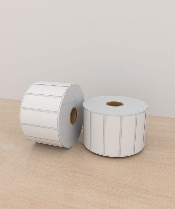 Etiquetas Poliéster 3×1 pulg, 1 columna, core 1, 1500 etiquetas