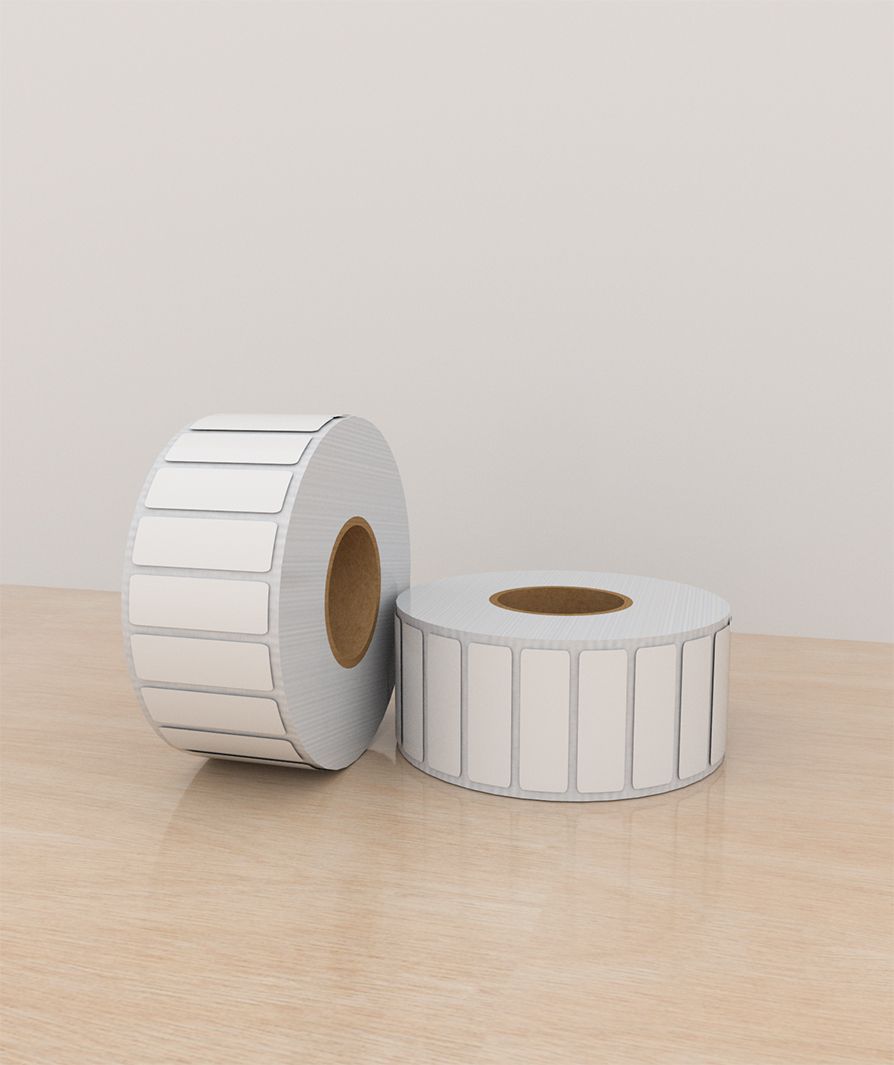 Etiquetas Poliéster 3×1 pulg, 1 columna, core 3, 5000 etiquetas