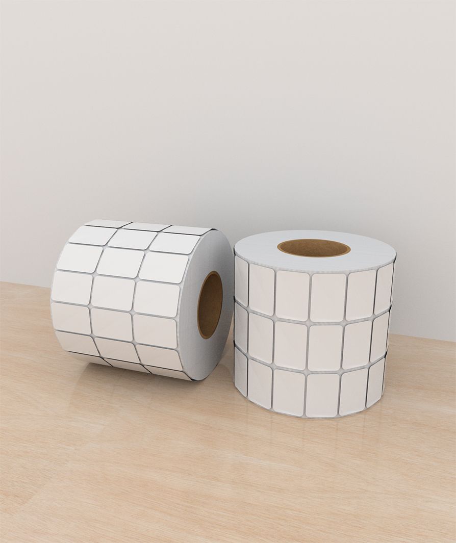 Etiquetas Poliéster 3×2 cm, 3 columna, core 3, 15000 etiquetas