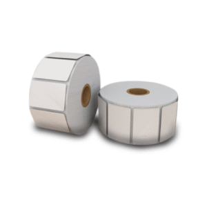 Etiquetas Poliéster 3×2 pulg, 1 columna, core 1, 1000 etiquetas