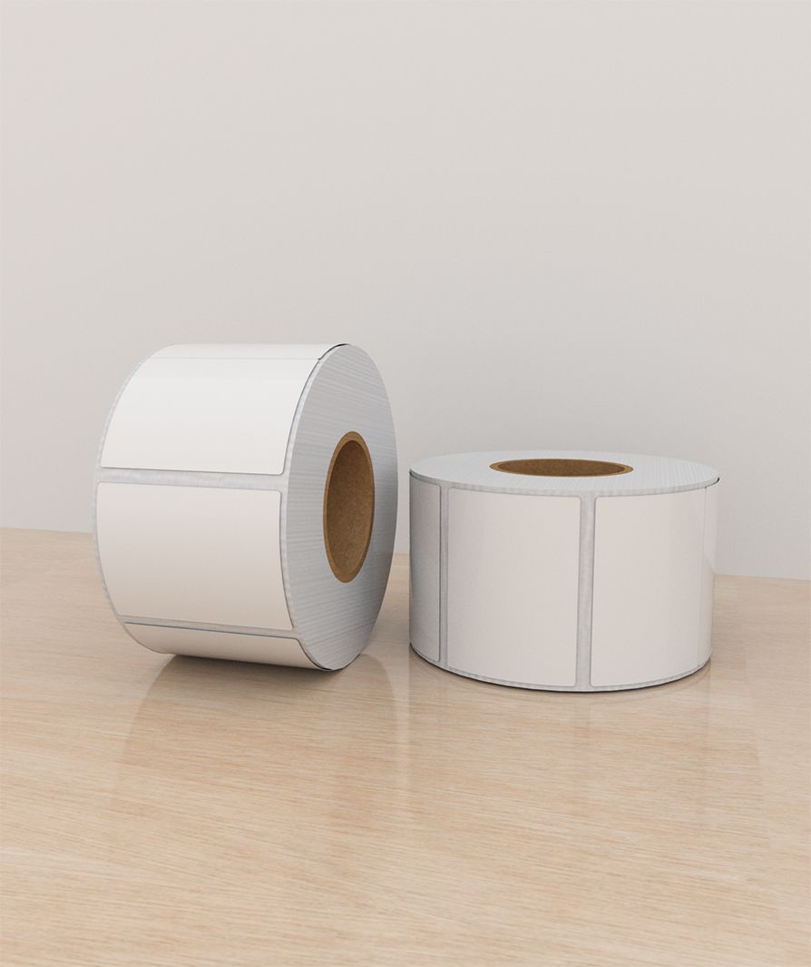 Etiquetas Poliester 4×3 pulg, 1 columna, core 3, 1000 etiquetas