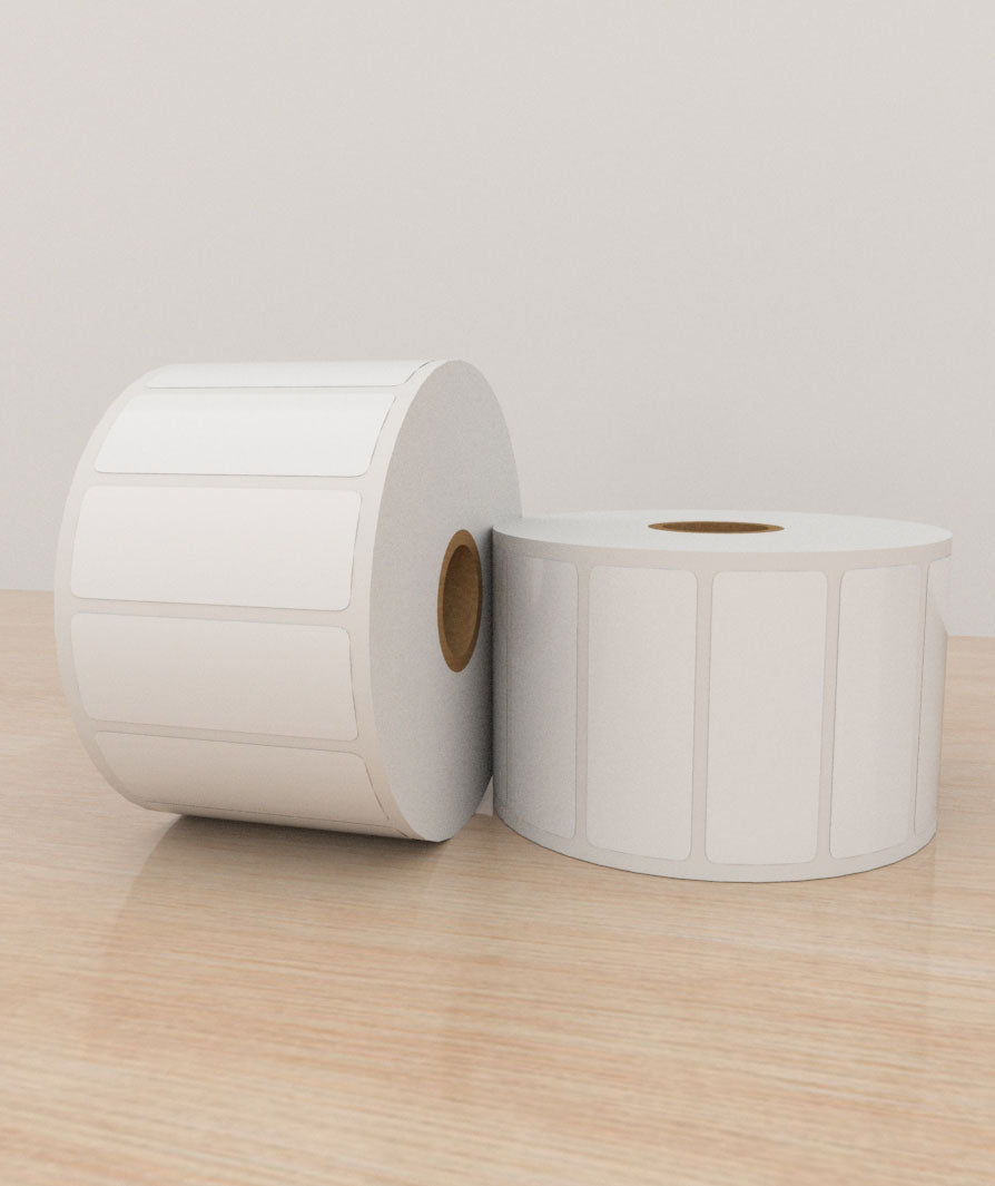 Etiquetas Térmico Directo de Papel 2,6×1 pulg, 1 columna, core 1, 1,000 etiquetas