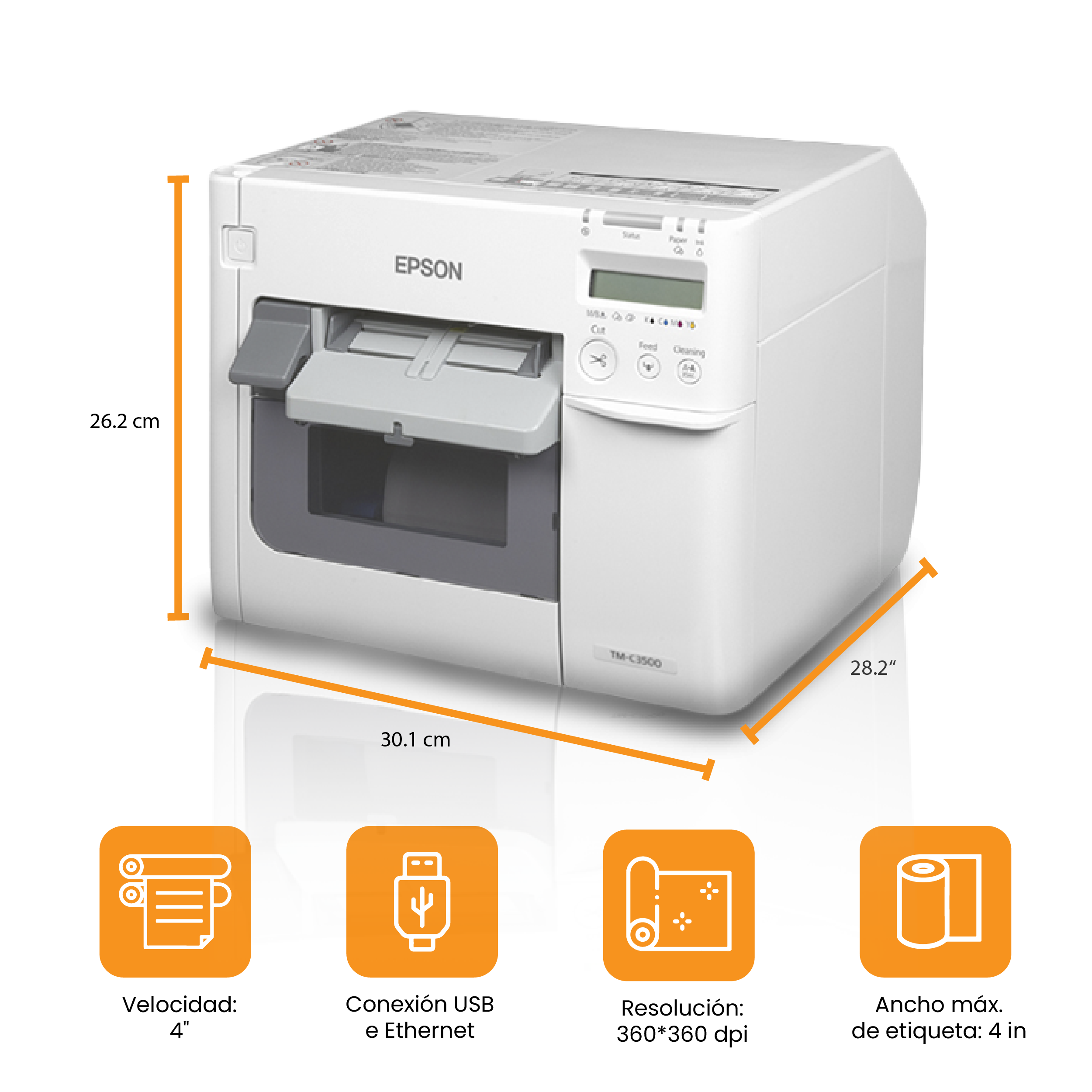 Impresora EPSON COLORWORKS C3500 - Image 2